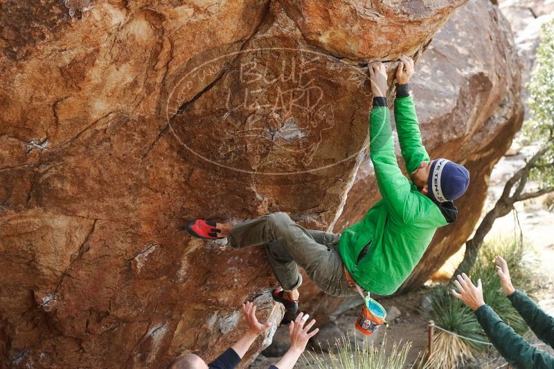 Bouldering in Hueco Tanks on 02/22/2019 with Blue Lizard Climbing and Yoga

Filename: SRM_20190222_1532080.jpg
Aperture: f/4.0
Shutter Speed: 1/320
Body: Canon EOS-1D Mark II
Lens: Canon EF 50mm f/1.8 II