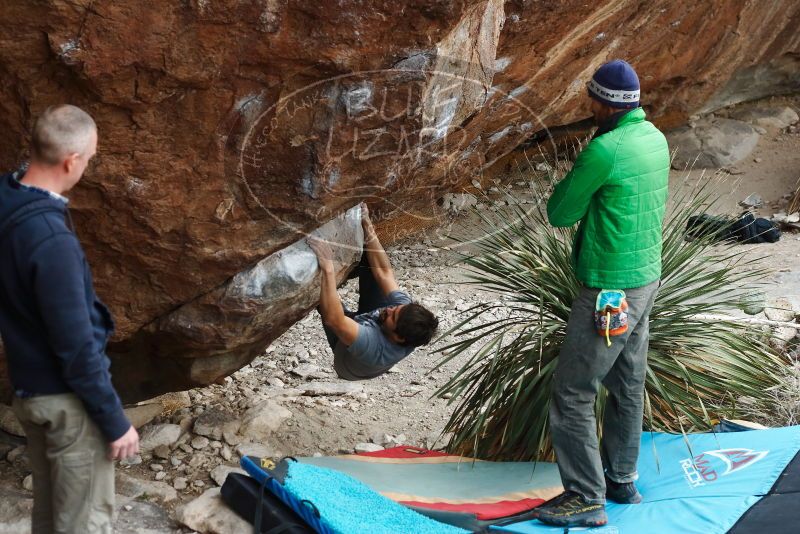 Bouldering in Hueco Tanks on 02/22/2019 with Blue Lizard Climbing and Yoga

Filename: SRM_20190222_1541450.jpg
Aperture: f/4.0
Shutter Speed: 1/400
Body: Canon EOS-1D Mark II
Lens: Canon EF 50mm f/1.8 II