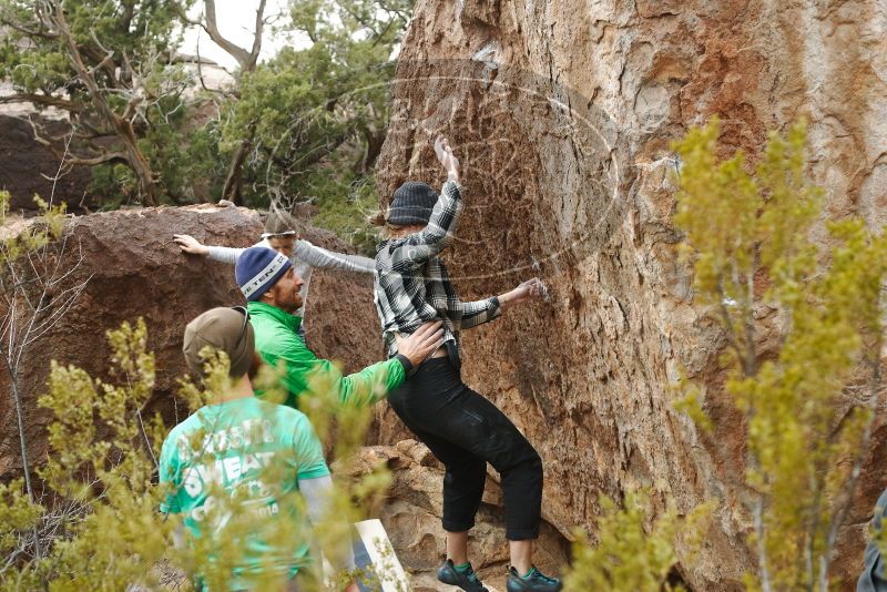 Bouldering in Hueco Tanks on 02/22/2019 with Blue Lizard Climbing and Yoga

Filename: SRM_20190222_1552350.jpg
Aperture: f/4.0
Shutter Speed: 1/500
Body: Canon EOS-1D Mark II
Lens: Canon EF 50mm f/1.8 II