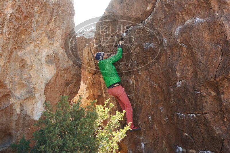 Bouldering in Hueco Tanks on 02/24/2019 with Blue Lizard Climbing and Yoga

Filename: SRM_20190224_1046210.jpg
Aperture: f/4.0
Shutter Speed: 1/500
Body: Canon EOS-1D Mark II
Lens: Canon EF 50mm f/1.8 II