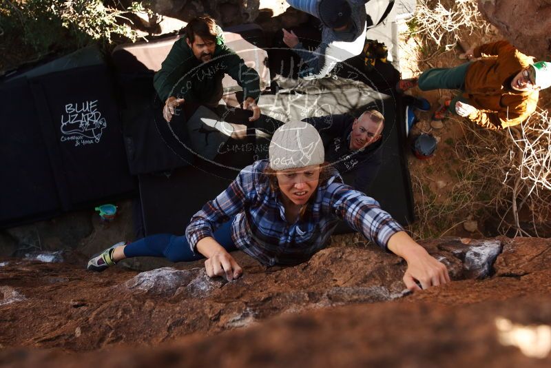 Bouldering in Hueco Tanks on 02/24/2019 with Blue Lizard Climbing and Yoga

Filename: SRM_20190224_1055460.jpg
Aperture: f/5.0
Shutter Speed: 1/400
Body: Canon EOS-1D Mark II
Lens: Canon EF 16-35mm f/2.8 L