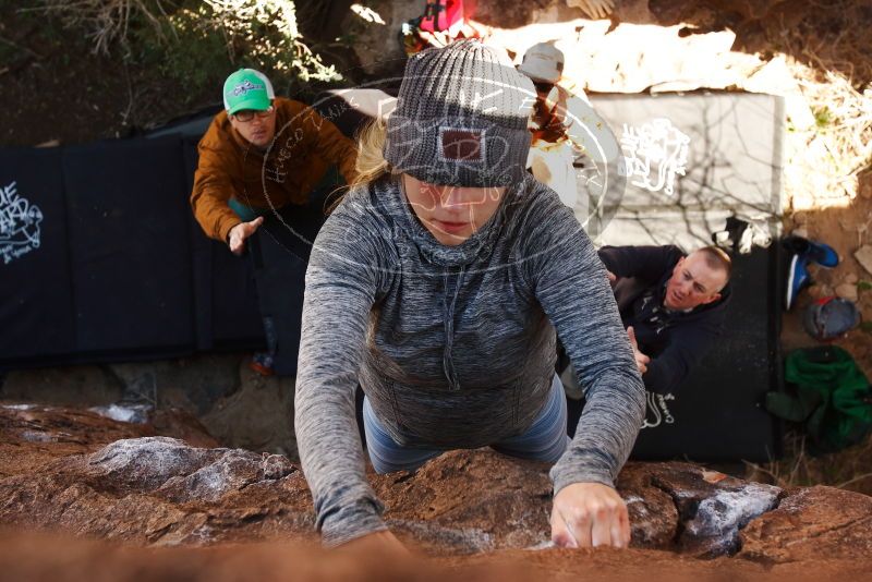 Bouldering in Hueco Tanks on 02/24/2019 with Blue Lizard Climbing and Yoga

Filename: SRM_20190224_1102530.jpg
Aperture: f/5.0
Shutter Speed: 1/320
Body: Canon EOS-1D Mark II
Lens: Canon EF 16-35mm f/2.8 L