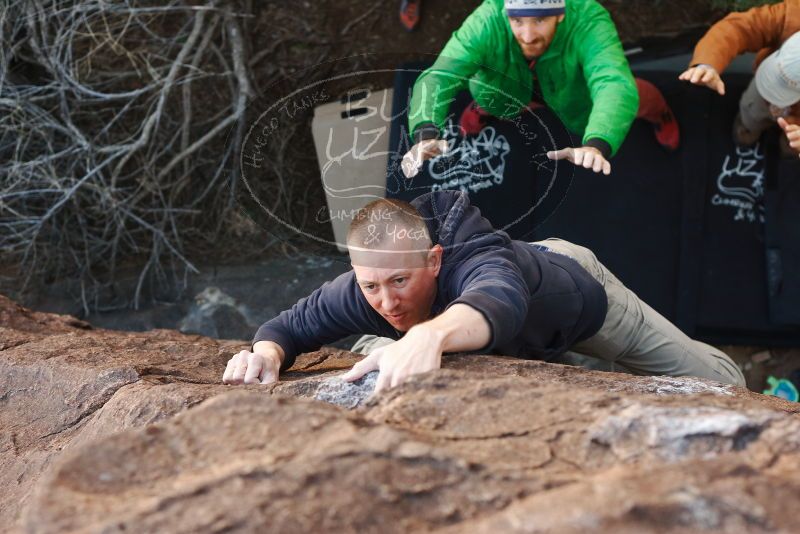 Bouldering in Hueco Tanks on 02/24/2019 with Blue Lizard Climbing and Yoga

Filename: SRM_20190224_1107020.jpg
Aperture: f/4.0
Shutter Speed: 1/320
Body: Canon EOS-1D Mark II
Lens: Canon EF 50mm f/1.8 II