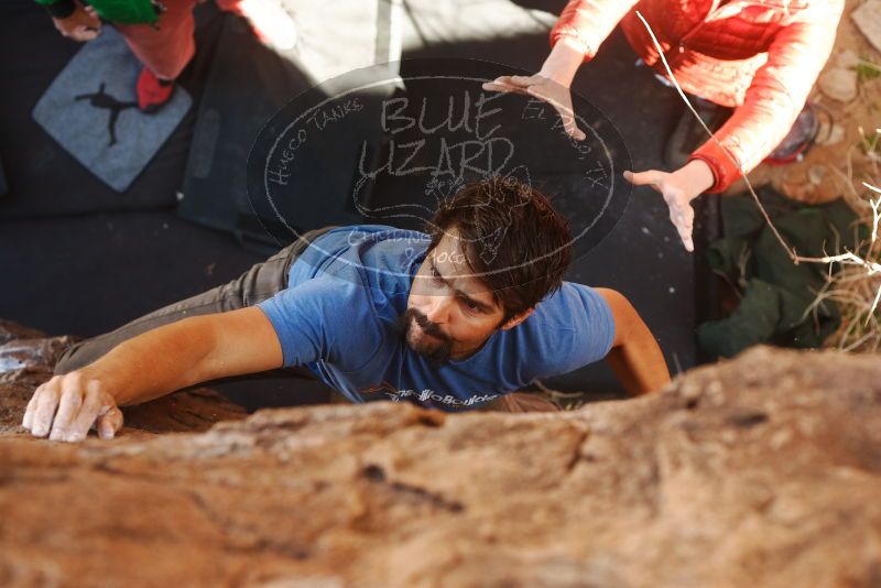 Bouldering in Hueco Tanks on 02/24/2019 with Blue Lizard Climbing and Yoga

Filename: SRM_20190224_1109070.jpg
Aperture: f/4.0
Shutter Speed: 1/320
Body: Canon EOS-1D Mark II
Lens: Canon EF 50mm f/1.8 II