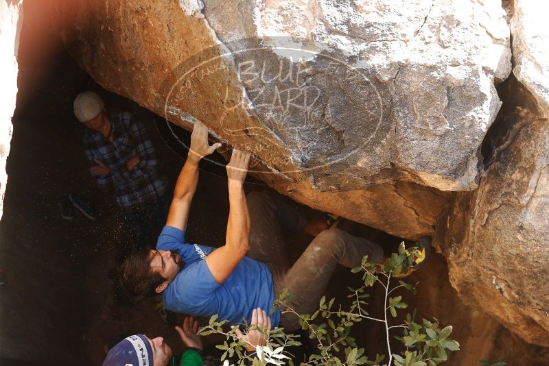 Bouldering in Hueco Tanks on 02/24/2019 with Blue Lizard Climbing and Yoga

Filename: SRM_20190224_1118560.jpg
Aperture: f/4.0
Shutter Speed: 1/400
Body: Canon EOS-1D Mark II
Lens: Canon EF 50mm f/1.8 II