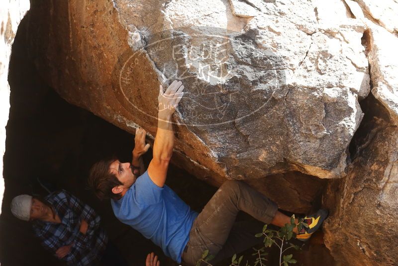 Bouldering in Hueco Tanks on 02/24/2019 with Blue Lizard Climbing and Yoga

Filename: SRM_20190224_1119060.jpg
Aperture: f/4.0
Shutter Speed: 1/640
Body: Canon EOS-1D Mark II
Lens: Canon EF 50mm f/1.8 II