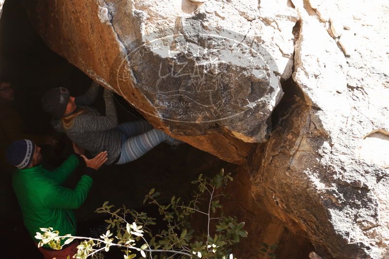 Bouldering in Hueco Tanks on 02/24/2019 with Blue Lizard Climbing and Yoga

Filename: SRM_20190224_1133040.jpg
Aperture: f/4.0
Shutter Speed: 1/640
Body: Canon EOS-1D Mark II
Lens: Canon EF 50mm f/1.8 II