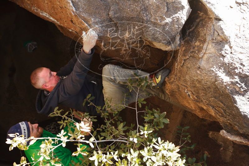 Bouldering in Hueco Tanks on 02/24/2019 with Blue Lizard Climbing and Yoga

Filename: SRM_20190224_1135260.jpg
Aperture: f/4.0
Shutter Speed: 1/400
Body: Canon EOS-1D Mark II
Lens: Canon EF 50mm f/1.8 II