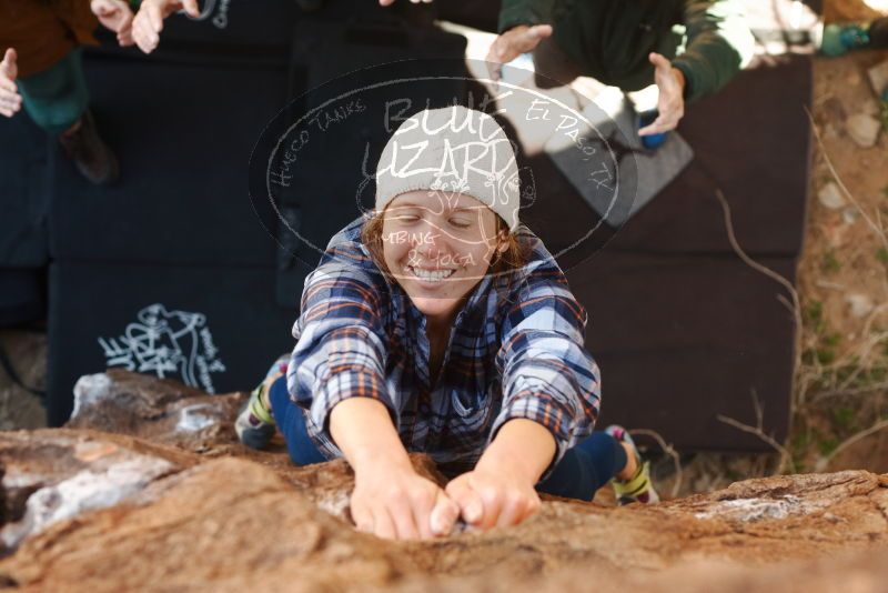 Bouldering in Hueco Tanks on 02/24/2019 with Blue Lizard Climbing and Yoga

Filename: SRM_20190224_1138331.jpg
Aperture: f/4.0
Shutter Speed: 1/320
Body: Canon EOS-1D Mark II
Lens: Canon EF 50mm f/1.8 II