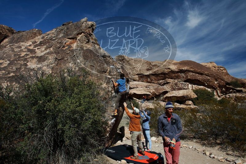 Bouldering in Hueco Tanks on 02/24/2019 with Blue Lizard Climbing and Yoga

Filename: SRM_20190224_1204410.jpg
Aperture: f/5.6
Shutter Speed: 1/320
Body: Canon EOS-1D Mark II
Lens: Canon EF 16-35mm f/2.8 L