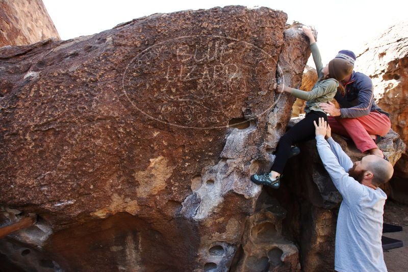 Bouldering in Hueco Tanks on 02/24/2019 with Blue Lizard Climbing and Yoga

Filename: SRM_20190224_1213480.jpg
Aperture: f/5.6
Shutter Speed: 1/400
Body: Canon EOS-1D Mark II
Lens: Canon EF 16-35mm f/2.8 L