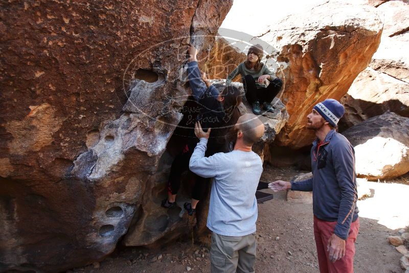 Bouldering in Hueco Tanks on 02/24/2019 with Blue Lizard Climbing and Yoga

Filename: SRM_20190224_1215360.jpg
Aperture: f/4.0
Shutter Speed: 1/1000
Body: Canon EOS-1D Mark II
Lens: Canon EF 16-35mm f/2.8 L