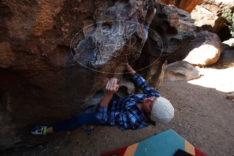 Bouldering in Hueco Tanks on 02/24/2019 with Blue Lizard Climbing and Yoga

Filename: SRM_20190224_1222520.jpg
Aperture: f/5.6
Shutter Speed: 1/100
Body: Canon EOS-1D Mark II
Lens: Canon EF 16-35mm f/2.8 L