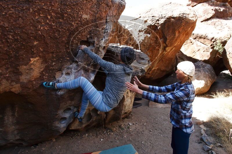 Bouldering in Hueco Tanks on 02/24/2019 with Blue Lizard Climbing and Yoga

Filename: SRM_20190224_1240240.jpg
Aperture: f/5.6
Shutter Speed: 1/400
Body: Canon EOS-1D Mark II
Lens: Canon EF 16-35mm f/2.8 L