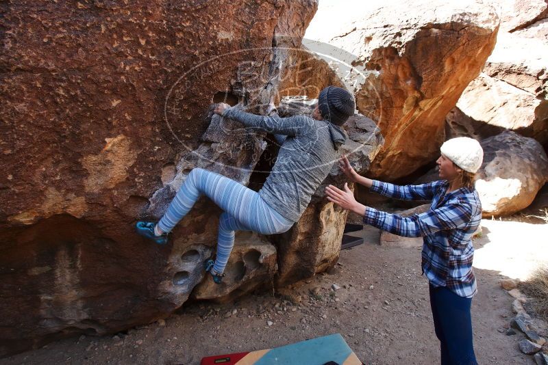 Bouldering in Hueco Tanks on 02/24/2019 with Blue Lizard Climbing and Yoga

Filename: SRM_20190224_1240260.jpg
Aperture: f/5.6
Shutter Speed: 1/320
Body: Canon EOS-1D Mark II
Lens: Canon EF 16-35mm f/2.8 L