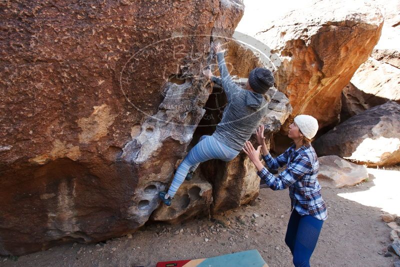 Bouldering in Hueco Tanks on 02/24/2019 with Blue Lizard Climbing and Yoga

Filename: SRM_20190224_1240380.jpg
Aperture: f/5.6
Shutter Speed: 1/250
Body: Canon EOS-1D Mark II
Lens: Canon EF 16-35mm f/2.8 L