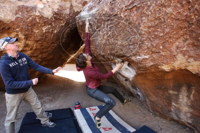 Bouldering in Hueco Tanks on 02/24/2019 with Blue Lizard Climbing and Yoga

Filename: SRM_20190224_1245140.jpg
Aperture: f/5.6
Shutter Speed: 1/125
Body: Canon EOS-1D Mark II
Lens: Canon EF 16-35mm f/2.8 L