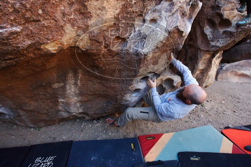 Bouldering in Hueco Tanks on 02/24/2019 with Blue Lizard Climbing and Yoga

Filename: SRM_20190224_1250340.jpg
Aperture: f/5.6
Shutter Speed: 1/200
Body: Canon EOS-1D Mark II
Lens: Canon EF 16-35mm f/2.8 L