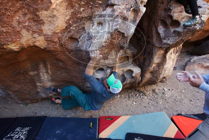 Bouldering in Hueco Tanks on 02/24/2019 with Blue Lizard Climbing and Yoga

Filename: SRM_20190224_1250590.jpg
Aperture: f/5.6
Shutter Speed: 1/200
Body: Canon EOS-1D Mark II
Lens: Canon EF 16-35mm f/2.8 L