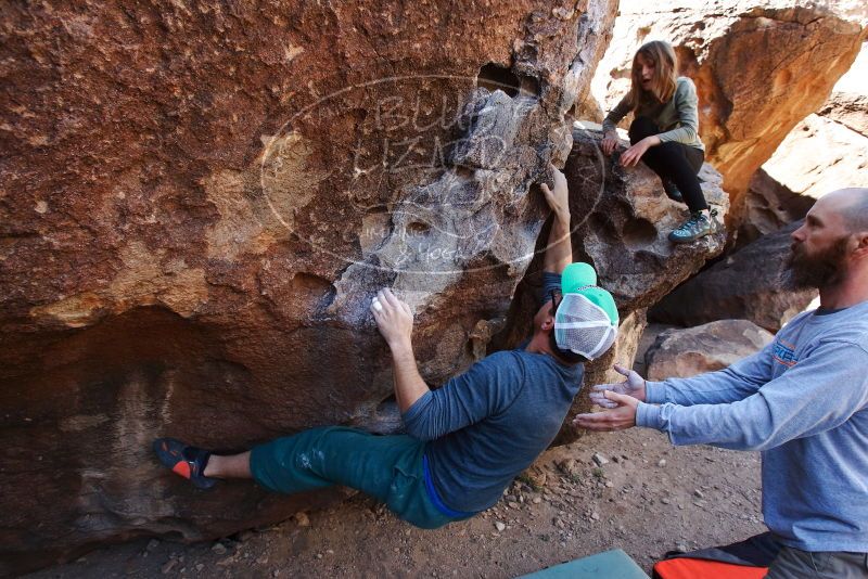 Bouldering in Hueco Tanks on 02/24/2019 with Blue Lizard Climbing and Yoga

Filename: SRM_20190224_1251050.jpg
Aperture: f/5.6
Shutter Speed: 1/320
Body: Canon EOS-1D Mark II
Lens: Canon EF 16-35mm f/2.8 L