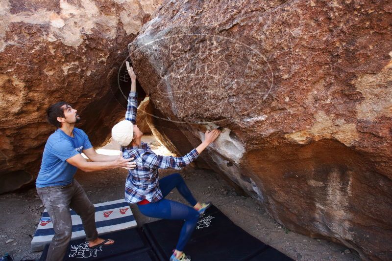 Bouldering in Hueco Tanks on 02/24/2019 with Blue Lizard Climbing and Yoga

Filename: SRM_20190224_1251410.jpg
Aperture: f/5.6
Shutter Speed: 1/200
Body: Canon EOS-1D Mark II
Lens: Canon EF 16-35mm f/2.8 L