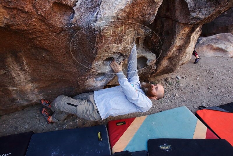 Bouldering in Hueco Tanks on 02/24/2019 with Blue Lizard Climbing and Yoga

Filename: SRM_20190224_1252310.jpg
Aperture: f/5.6
Shutter Speed: 1/250
Body: Canon EOS-1D Mark II
Lens: Canon EF 16-35mm f/2.8 L