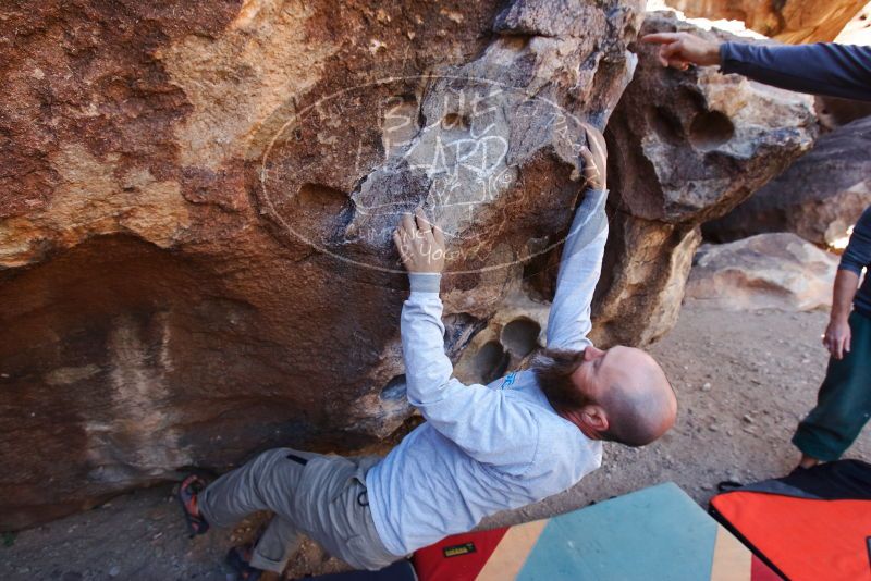 Bouldering in Hueco Tanks on 02/24/2019 with Blue Lizard Climbing and Yoga

Filename: SRM_20190224_1253180.jpg
Aperture: f/5.6
Shutter Speed: 1/250
Body: Canon EOS-1D Mark II
Lens: Canon EF 16-35mm f/2.8 L