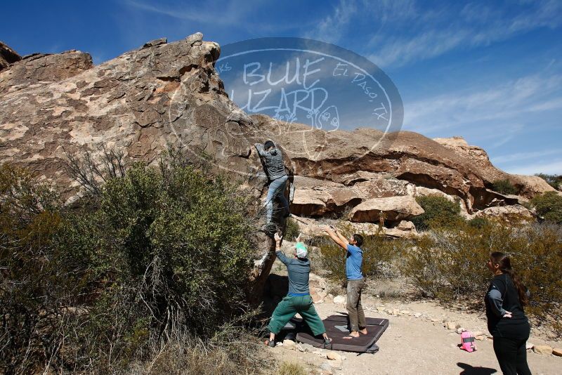 Bouldering in Hueco Tanks on 02/24/2019 with Blue Lizard Climbing and Yoga

Filename: SRM_20190224_1301081.jpg
Aperture: f/5.0
Shutter Speed: 1/1600
Body: Canon EOS-1D Mark II
Lens: Canon EF 16-35mm f/2.8 L