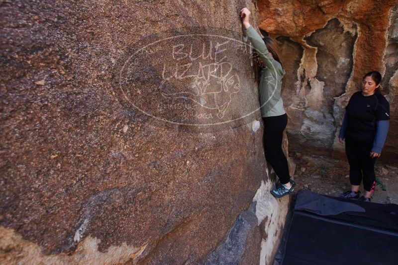 Bouldering in Hueco Tanks on 02/24/2019 with Blue Lizard Climbing and Yoga

Filename: SRM_20190224_1314250.jpg
Aperture: f/5.0
Shutter Speed: 1/320
Body: Canon EOS-1D Mark II
Lens: Canon EF 16-35mm f/2.8 L