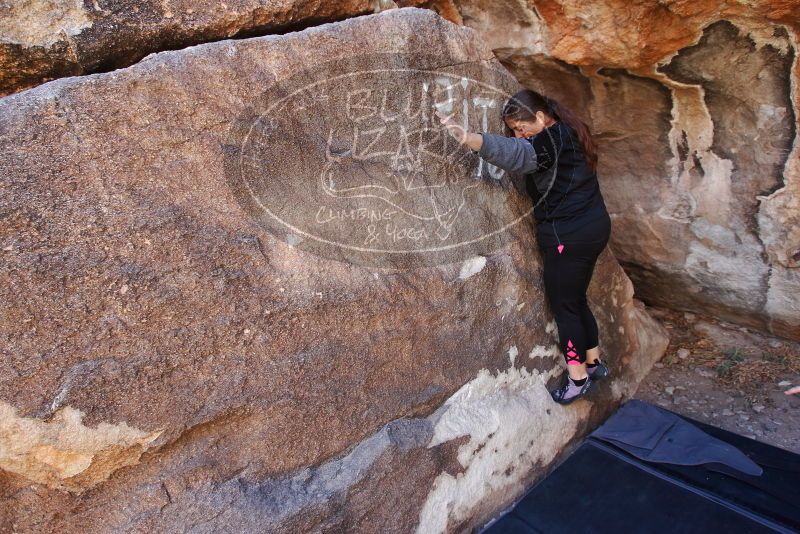 Bouldering in Hueco Tanks on 02/24/2019 with Blue Lizard Climbing and Yoga

Filename: SRM_20190224_1315320.jpg
Aperture: f/5.0
Shutter Speed: 1/200
Body: Canon EOS-1D Mark II
Lens: Canon EF 16-35mm f/2.8 L