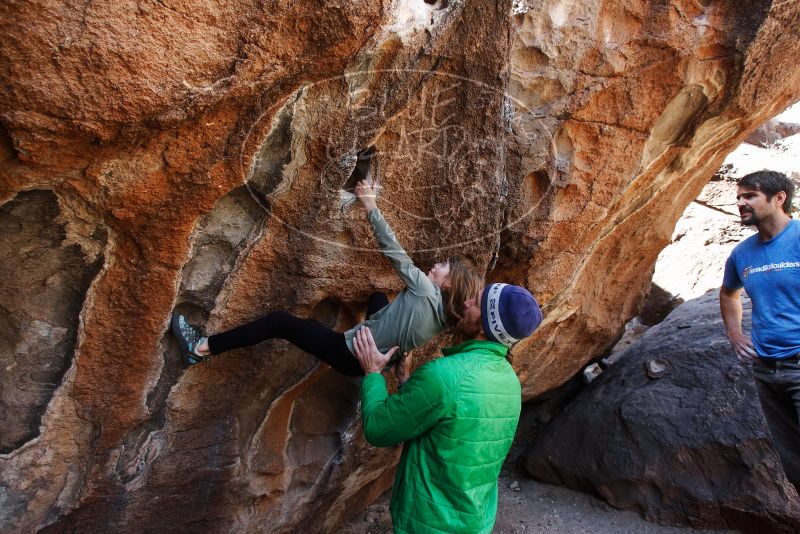 Bouldering in Hueco Tanks on 02/24/2019 with Blue Lizard Climbing and Yoga

Filename: SRM_20190224_1333190.jpg
Aperture: f/5.0
Shutter Speed: 1/320
Body: Canon EOS-1D Mark II
Lens: Canon EF 16-35mm f/2.8 L