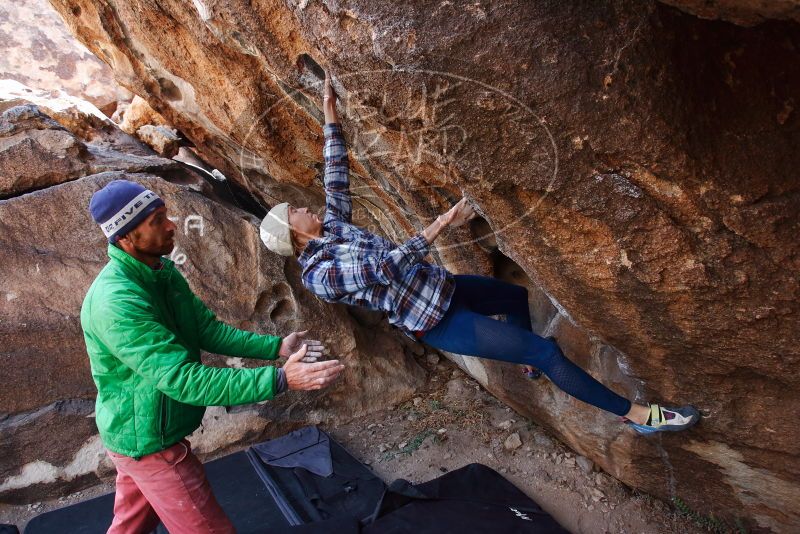 Bouldering in Hueco Tanks on 02/24/2019 with Blue Lizard Climbing and Yoga

Filename: SRM_20190224_1338330.jpg
Aperture: f/5.0
Shutter Speed: 1/250
Body: Canon EOS-1D Mark II
Lens: Canon EF 16-35mm f/2.8 L