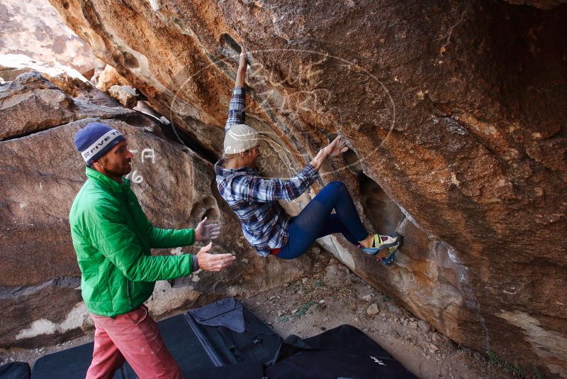 Bouldering in Hueco Tanks on 02/24/2019 with Blue Lizard Climbing and Yoga

Filename: SRM_20190224_1338350.jpg
Aperture: f/5.0
Shutter Speed: 1/250
Body: Canon EOS-1D Mark II
Lens: Canon EF 16-35mm f/2.8 L