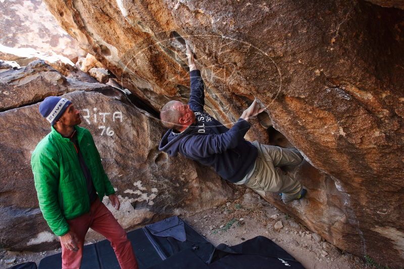 Bouldering in Hueco Tanks on 02/24/2019 with Blue Lizard Climbing and Yoga

Filename: SRM_20190224_1340310.jpg
Aperture: f/5.0
Shutter Speed: 1/250
Body: Canon EOS-1D Mark II
Lens: Canon EF 16-35mm f/2.8 L