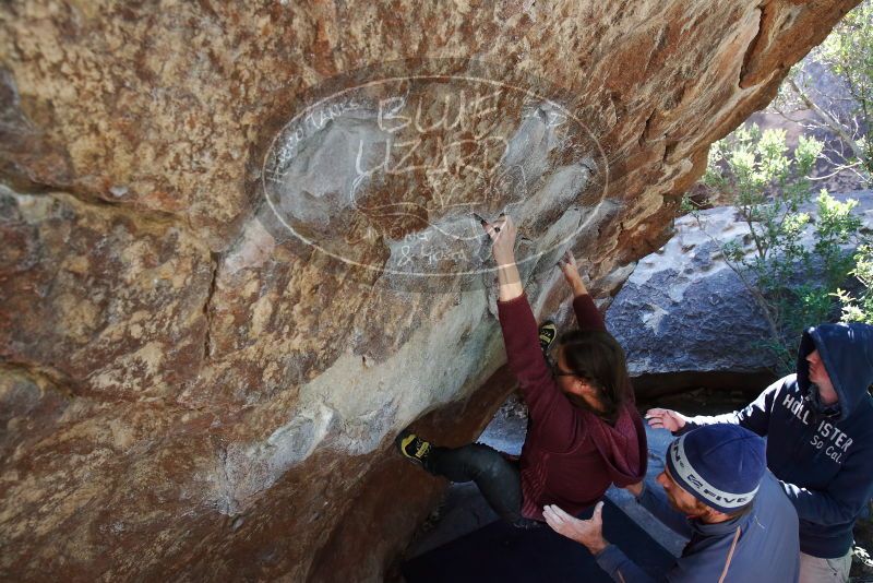 Bouldering in Hueco Tanks on 02/24/2019 with Blue Lizard Climbing and Yoga

Filename: SRM_20190224_1403380.jpg
Aperture: f/5.6
Shutter Speed: 1/160
Body: Canon EOS-1D Mark II
Lens: Canon EF 16-35mm f/2.8 L