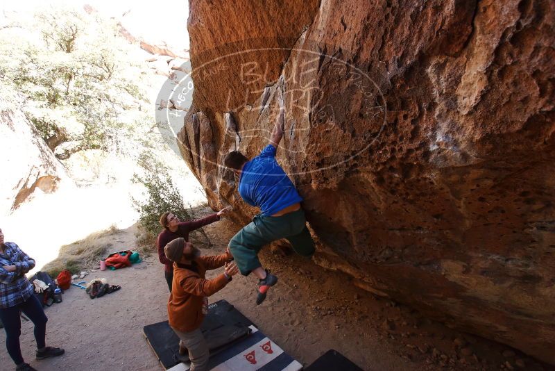 Bouldering in Hueco Tanks on 02/24/2019 with Blue Lizard Climbing and Yoga

Filename: SRM_20190224_1510000.jpg
Aperture: f/5.6
Shutter Speed: 1/320
Body: Canon EOS-1D Mark II
Lens: Canon EF 16-35mm f/2.8 L