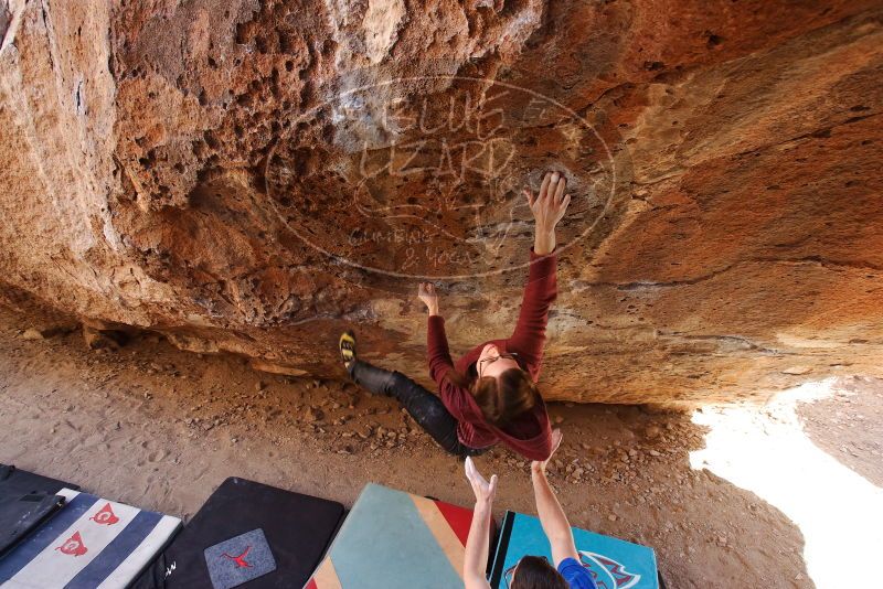 Bouldering in Hueco Tanks on 02/24/2019 with Blue Lizard Climbing and Yoga

Filename: SRM_20190224_1510360.jpg
Aperture: f/5.6
Shutter Speed: 1/160
Body: Canon EOS-1D Mark II
Lens: Canon EF 16-35mm f/2.8 L