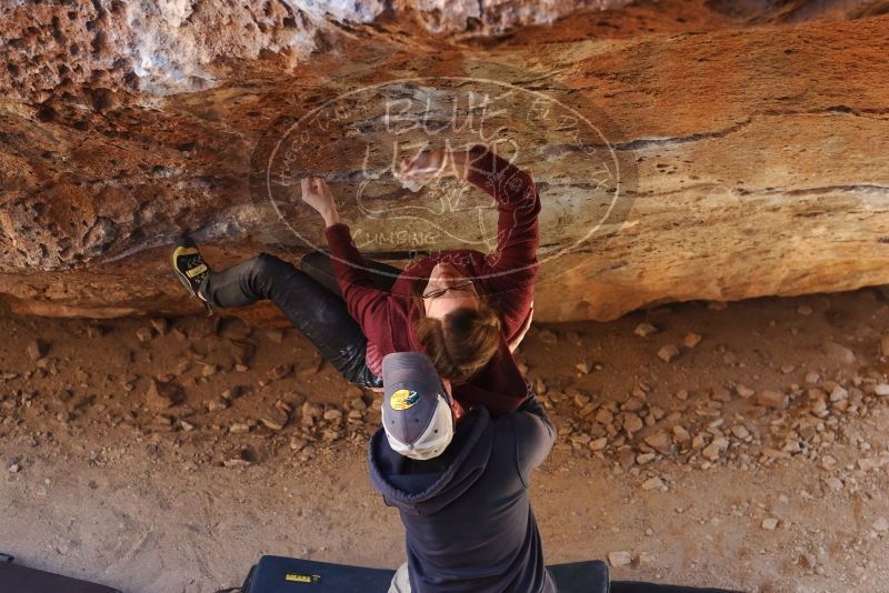 Bouldering in Hueco Tanks on 02/24/2019 with Blue Lizard Climbing and Yoga

Filename: SRM_20190224_1536420.jpg
Aperture: f/4.0
Shutter Speed: 1/200
Body: Canon EOS-1D Mark II
Lens: Canon EF 50mm f/1.8 II