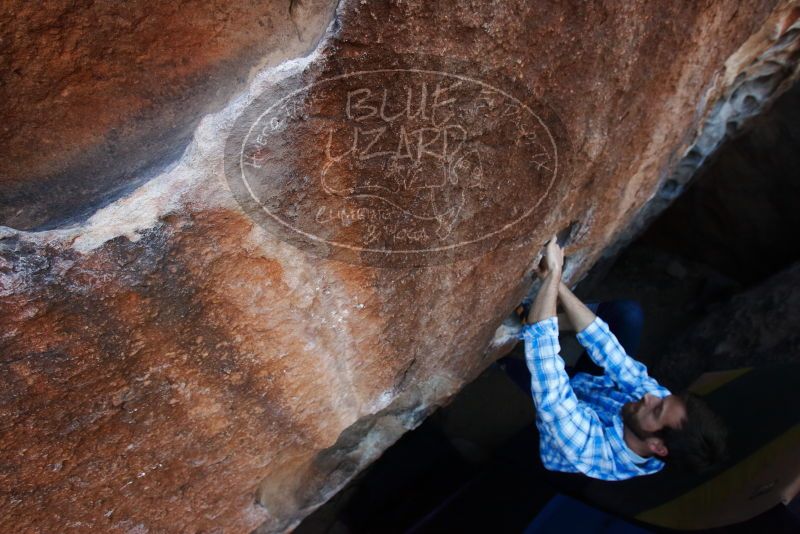 Bouldering in Hueco Tanks on 03/01/2019 with Blue Lizard Climbing and Yoga

Filename: SRM_20190301_1132070.jpg
Aperture: f/5.6
Shutter Speed: 1/400
Body: Canon EOS-1D Mark II
Lens: Canon EF 16-35mm f/2.8 L