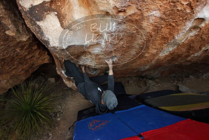 Bouldering in Hueco Tanks on 03/01/2019 with Blue Lizard Climbing and Yoga

Filename: SRM_20190301_1144540.jpg
Aperture: f/5.0
Shutter Speed: 1/160
Body: Canon EOS-1D Mark II
Lens: Canon EF 16-35mm f/2.8 L