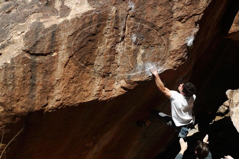 Bouldering in Hueco Tanks on 03/01/2019 with Blue Lizard Climbing and Yoga

Filename: SRM_20190301_1158120.jpg
Aperture: f/4.0
Shutter Speed: 1/1250
Body: Canon EOS-1D Mark II
Lens: Canon EF 50mm f/1.8 II