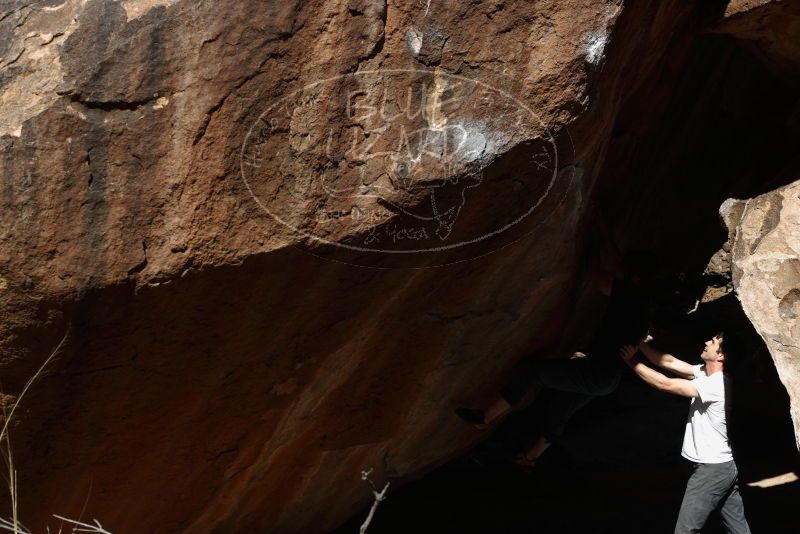 Bouldering in Hueco Tanks on 03/01/2019 with Blue Lizard Climbing and Yoga

Filename: SRM_20190301_1201120.jpg
Aperture: f/5.6
Shutter Speed: 1/250
Body: Canon EOS-1D Mark II
Lens: Canon EF 50mm f/1.8 II