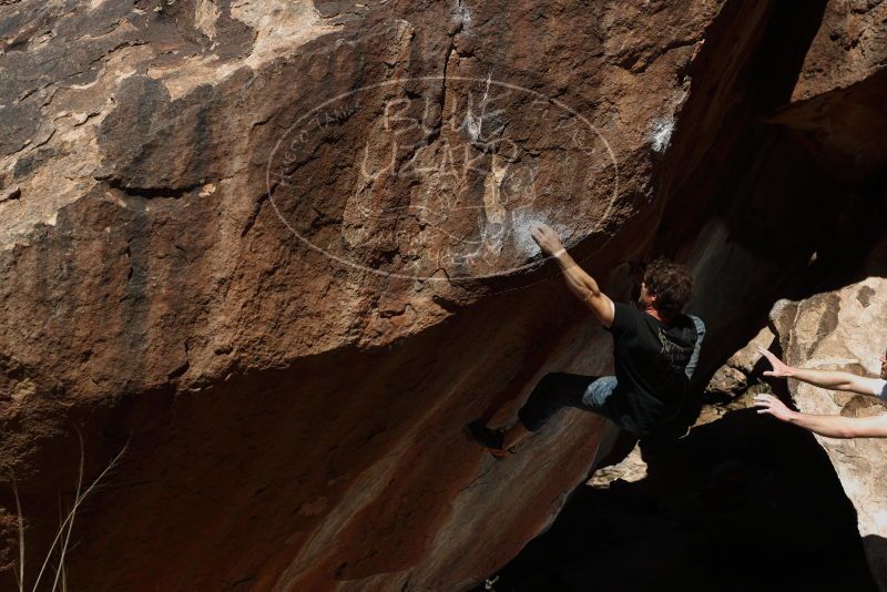 Bouldering in Hueco Tanks on 03/01/2019 with Blue Lizard Climbing and Yoga

Filename: SRM_20190301_1208430.jpg
Aperture: f/5.0
Shutter Speed: 1/250
Body: Canon EOS-1D Mark II
Lens: Canon EF 50mm f/1.8 II