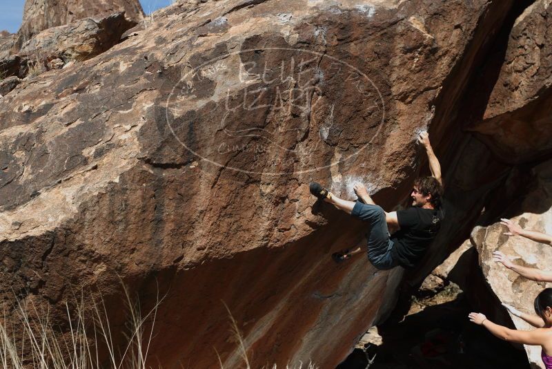 Bouldering in Hueco Tanks on 03/01/2019 with Blue Lizard Climbing and Yoga

Filename: SRM_20190301_1208530.jpg
Aperture: f/5.0
Shutter Speed: 1/250
Body: Canon EOS-1D Mark II
Lens: Canon EF 50mm f/1.8 II