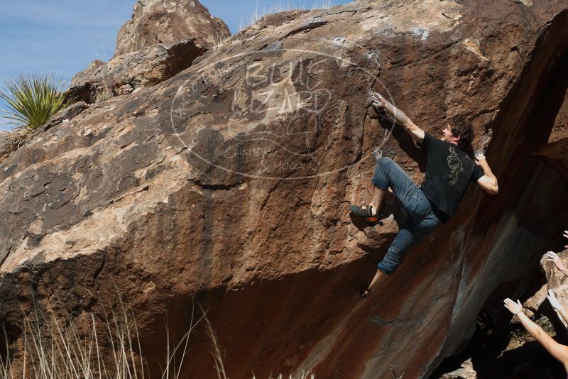 Bouldering in Hueco Tanks on 03/01/2019 with Blue Lizard Climbing and Yoga

Filename: SRM_20190301_1208580.jpg
Aperture: f/5.0
Shutter Speed: 1/250
Body: Canon EOS-1D Mark II
Lens: Canon EF 50mm f/1.8 II