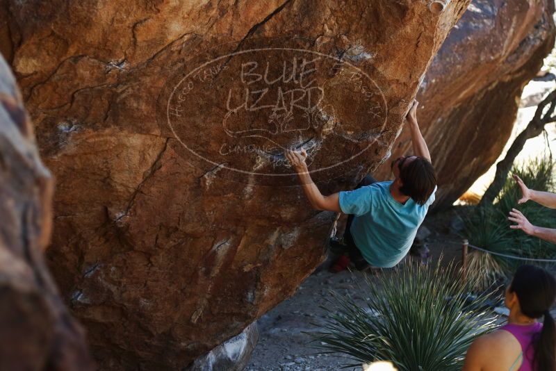 Bouldering in Hueco Tanks on 03/01/2019 with Blue Lizard Climbing and Yoga

Filename: SRM_20190301_1336510.jpg
Aperture: f/2.8
Shutter Speed: 1/800
Body: Canon EOS-1D Mark II
Lens: Canon EF 50mm f/1.8 II