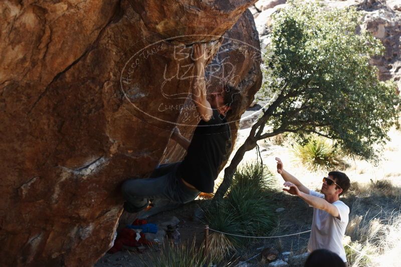 Bouldering in Hueco Tanks on 03/01/2019 with Blue Lizard Climbing and Yoga

Filename: SRM_20190301_1339330.jpg
Aperture: f/3.5
Shutter Speed: 1/320
Body: Canon EOS-1D Mark II
Lens: Canon EF 50mm f/1.8 II