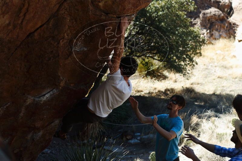 Bouldering in Hueco Tanks on 03/01/2019 with Blue Lizard Climbing and Yoga

Filename: SRM_20190301_1350070.jpg
Aperture: f/3.5
Shutter Speed: 1/640
Body: Canon EOS-1D Mark II
Lens: Canon EF 50mm f/1.8 II