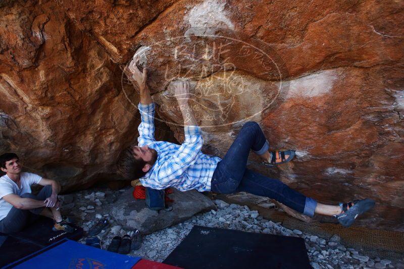 Bouldering in Hueco Tanks on 03/01/2019 with Blue Lizard Climbing and Yoga

Filename: SRM_20190301_1437530.jpg
Aperture: f/4.5
Shutter Speed: 1/250
Body: Canon EOS-1D Mark II
Lens: Canon EF 16-35mm f/2.8 L