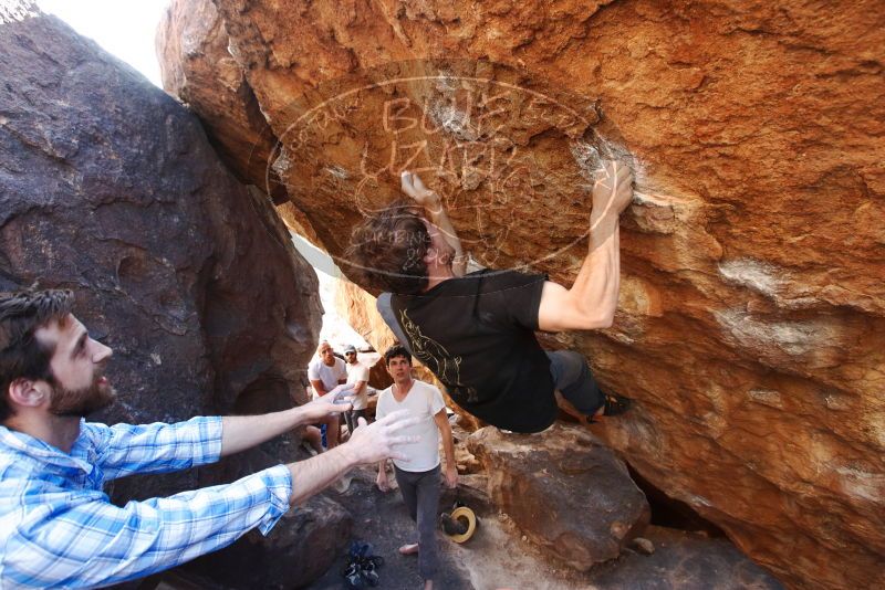 Bouldering in Hueco Tanks on 03/01/2019 with Blue Lizard Climbing and Yoga

Filename: SRM_20190301_1631190.jpg
Aperture: f/5.0
Shutter Speed: 1/160
Body: Canon EOS-1D Mark II
Lens: Canon EF 16-35mm f/2.8 L